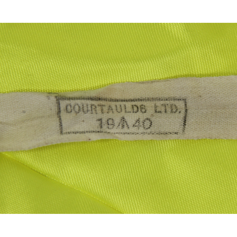 Foulard, identification, Airborne/Commando/Infantry (Yellow Celanese Triangle), COURTAULDS LTD. 1940