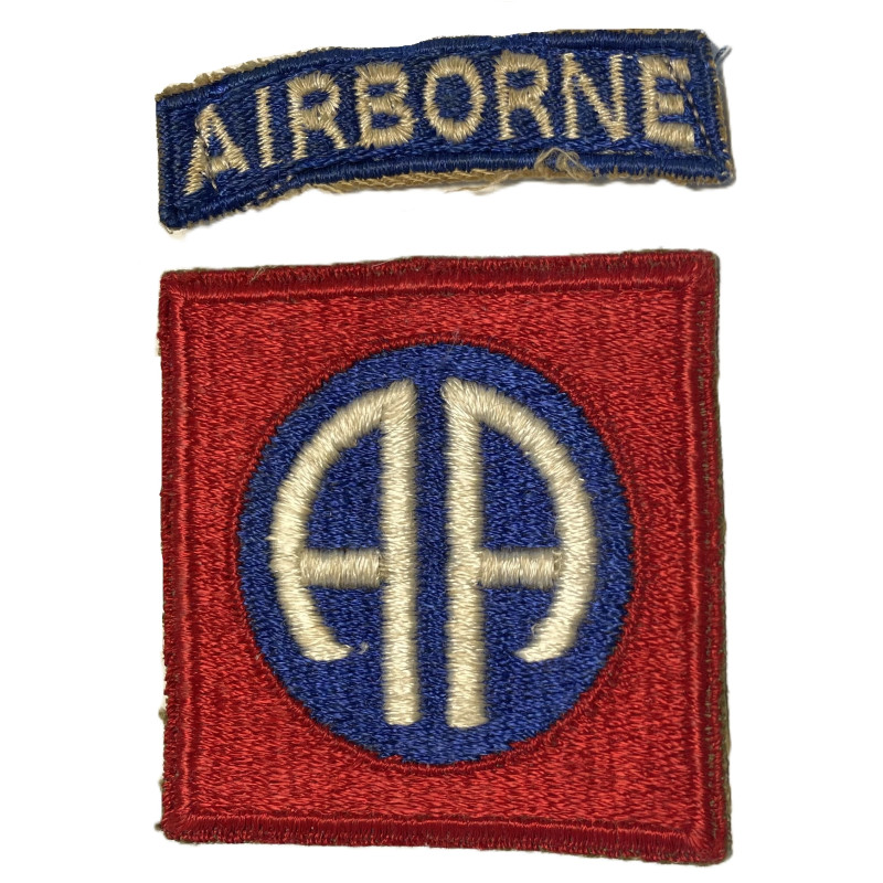 Patch, 82nd Airborne Division, Green Back, 1943