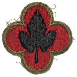 Insigne, 43rd Infantry Division, Bord vert, Dos vert