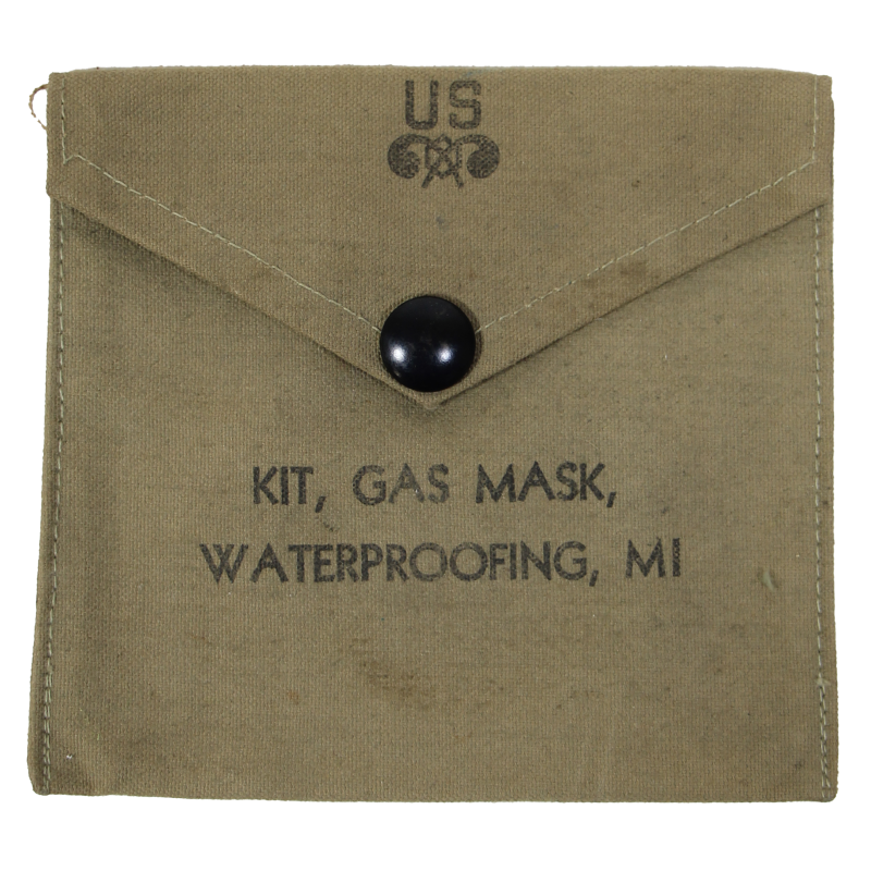 Case, Canvas, Kit, Waterproofing, Gas Mask, M1