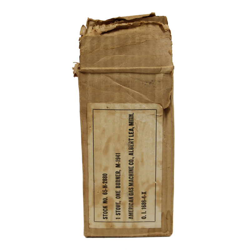 Stove, Cooking, M-1941, AMERICAN 1944, with Container, C.M. MFG