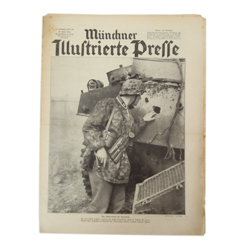 Magazine, Münchner Illustrierte Presse, June 29, 1944, Waffen-ᛋᛋ