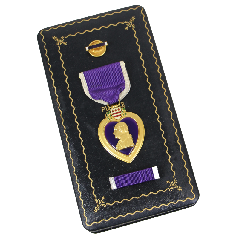 Medal, Purple Heart, in Case