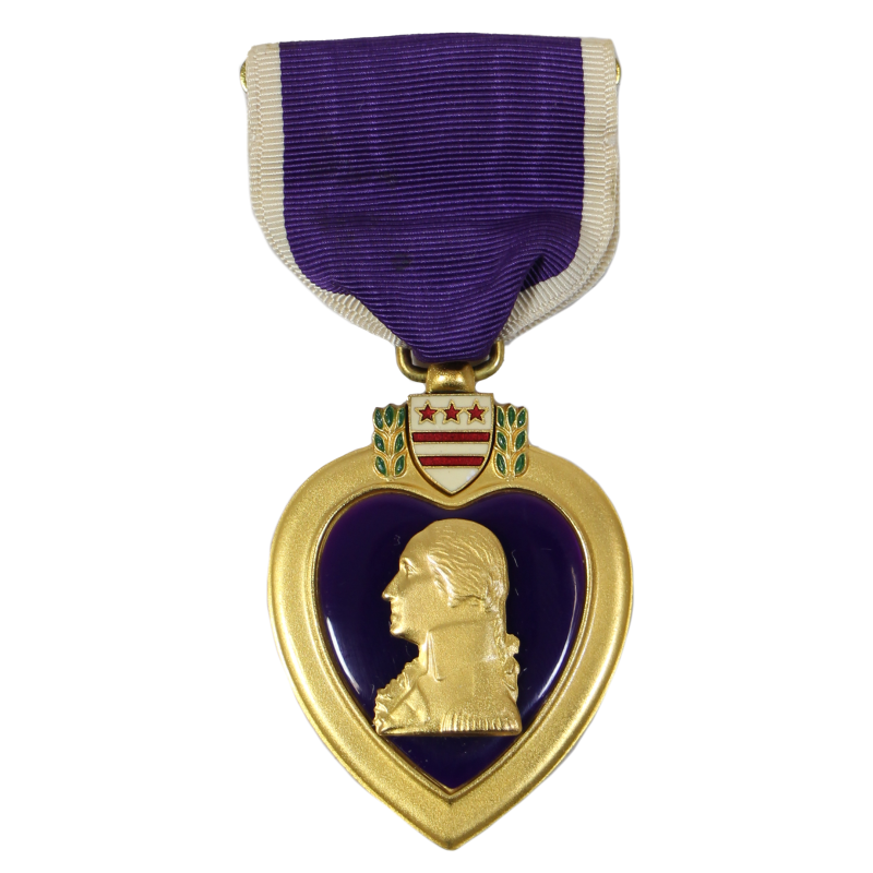 Medal, Purple Heart, in Case