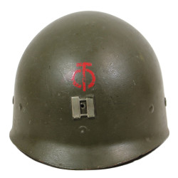 Liner, Helmet, M1, WESTINGHOUSE, Green A Washers, Captain, 90th Infantry Division
