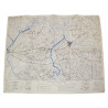 Carte alliée, CARENTAN-ISIGNY, Normandie, 1944, 29e ID/101e AB