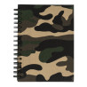 Carnet A6, camouflé