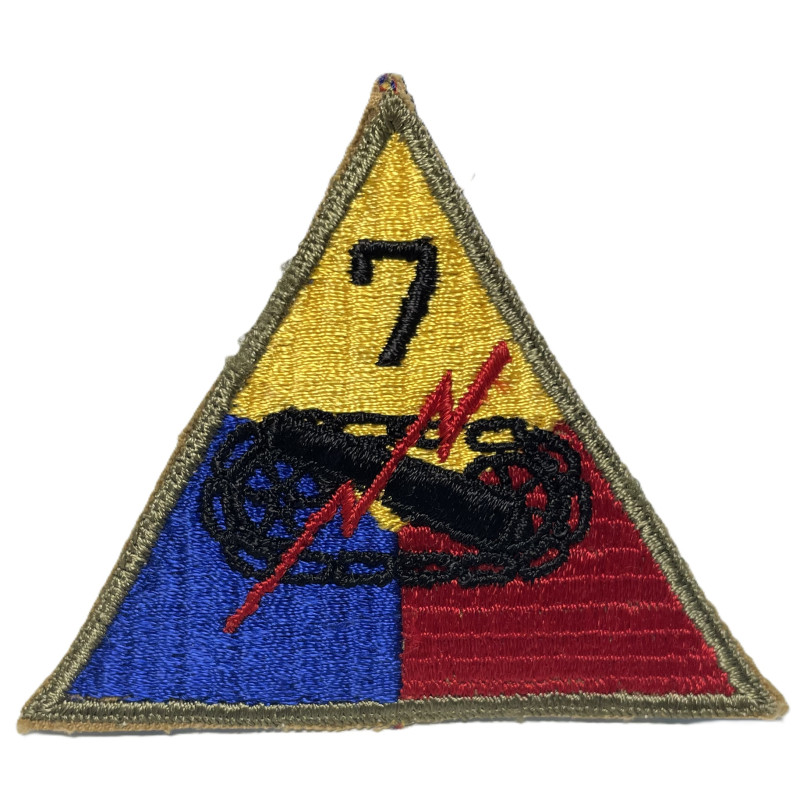 Insigne, 7th Armored Division, Metz, Manhay, Saint-Vith, GEMSCO