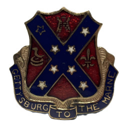 Crest, 107th Field Art. Bat., 28th Inf. Div., à écrou