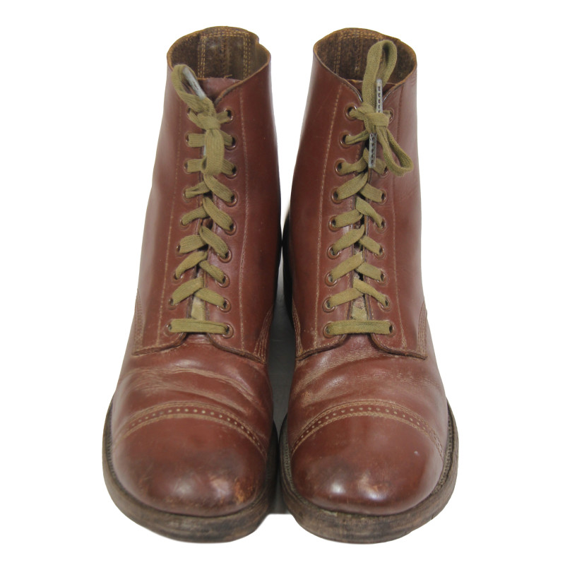 Shoes, Service, Type I, Hobnailed, US Army, Size 10 D, 1941