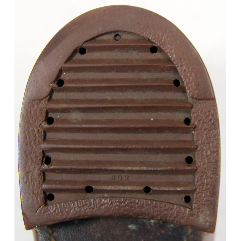 Shoes, Service, Type I, Hobnailed, US Army, Size 10 D, 1941