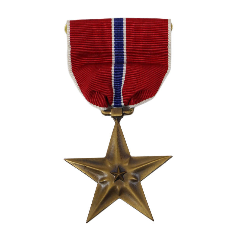 Médaille, Bronze Star, dans sa boîte, 1945, état neuf