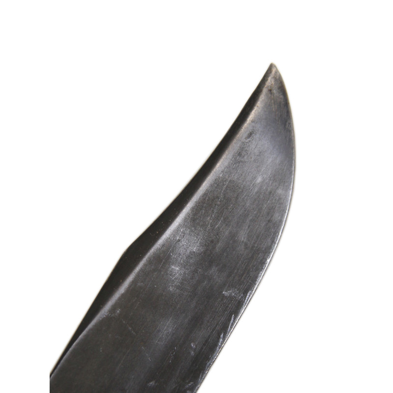 Couteau de combat, KA-BAR, OLEAN, N.Y., avec fourreau en cuir