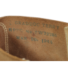 Brodequins de combat, US Army, cuir retourné, taille 7, 1944