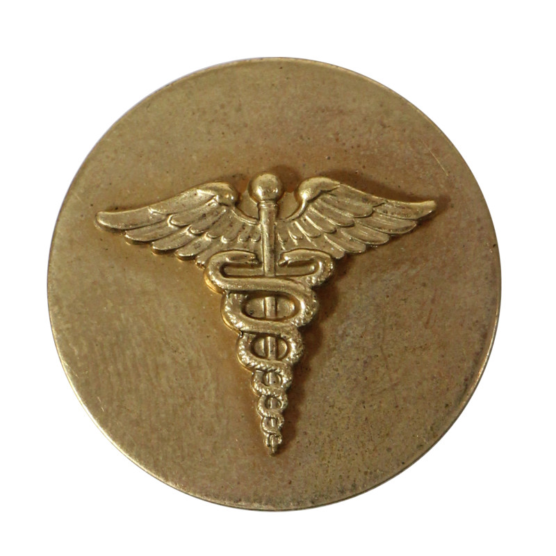 Disk, Collar, US Army Medical Department, Pin Back