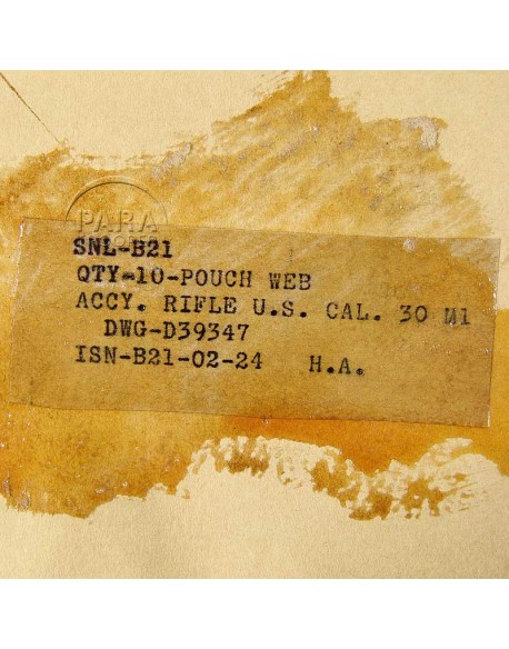 Pouch, D39347, Accessories, Rifle, Caliber .30 M1, M1 Garand, Thompson