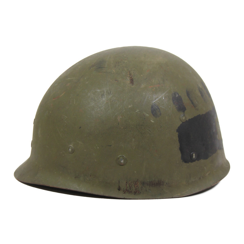 Sous-casque M1 (liner), WESTINGHOUSE, A washers verts, nominatif, empreintes digitales