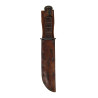 Couteau de combat, MK 2, KA-BAR, avec fourreau en cuir, BOYT -43-