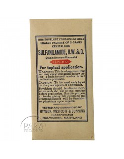 Sachet de sulfanilamides, H.W.& D.
