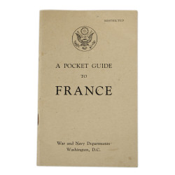 Booklet, A Pocket Guide to France, Restricted, 1944