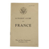 Livret, A Pocket Guide to France, Restricted, 1944