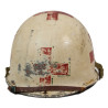 Casque M1, Cpl. A.C. Jones, Medic, USAHS Jarret M. Huddleston, ETO, Cherbourg