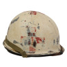 Helmet, M1, Cpl. A.C. Jones, Medic, USAHS Jarret M. Huddleston, ETO, Cherbourg