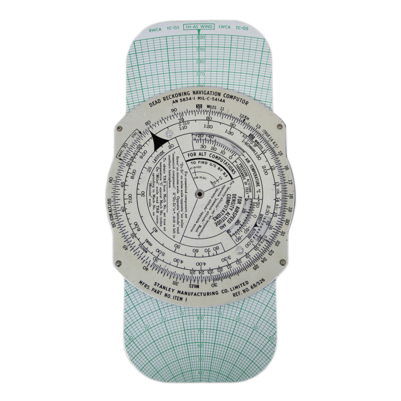 Règle à calcul, Type AN 5834-I, Dead Reckoning Computer, USAAF