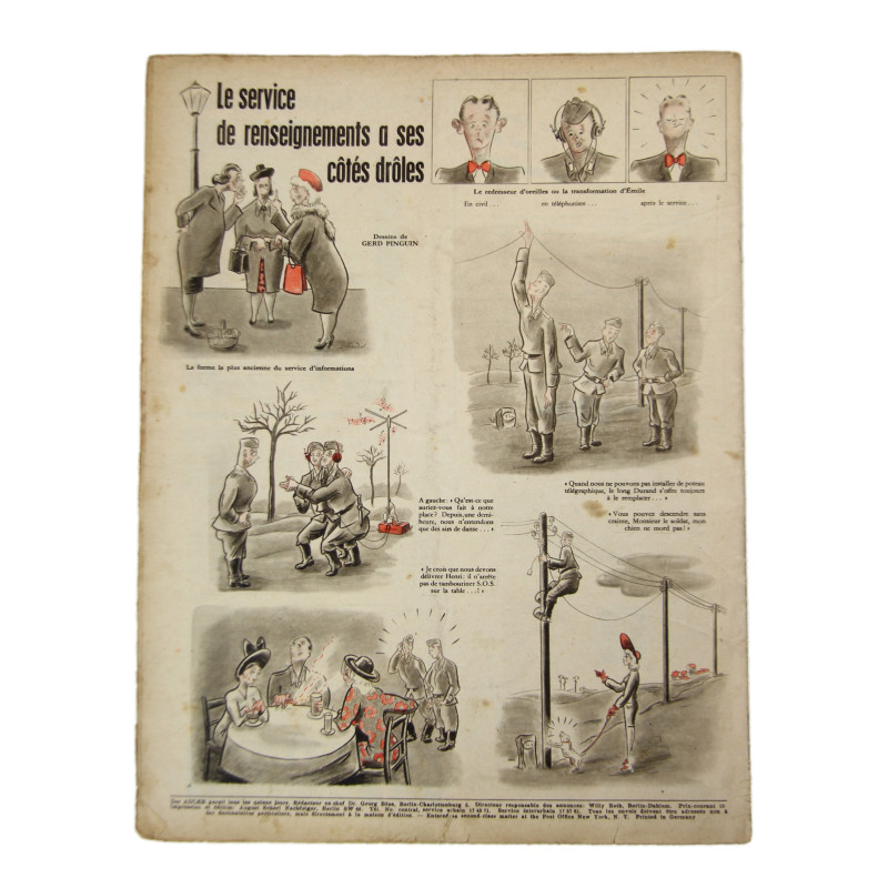 Magazine, Der Adler, December 2, 1941, French Edition