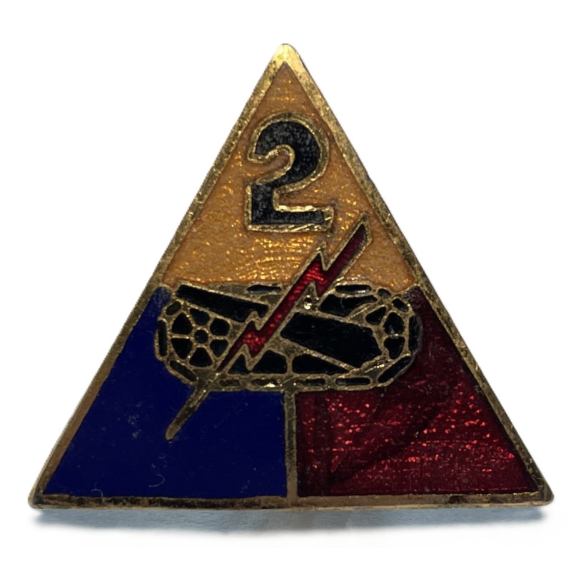 Crest, 2nd Armored Division, à épingle