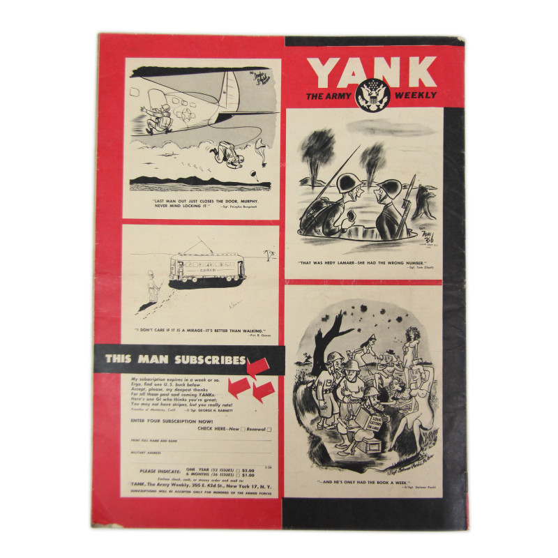 Magazine, YANK, February 11, 1944