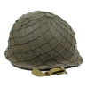 Casque M1, pattes fixes, liner Firestone, filet de camouflage, 79th Infantry Division