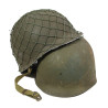 Casque M1, pattes fixes, liner Firestone, filet de camouflage, 79th Infantry Division