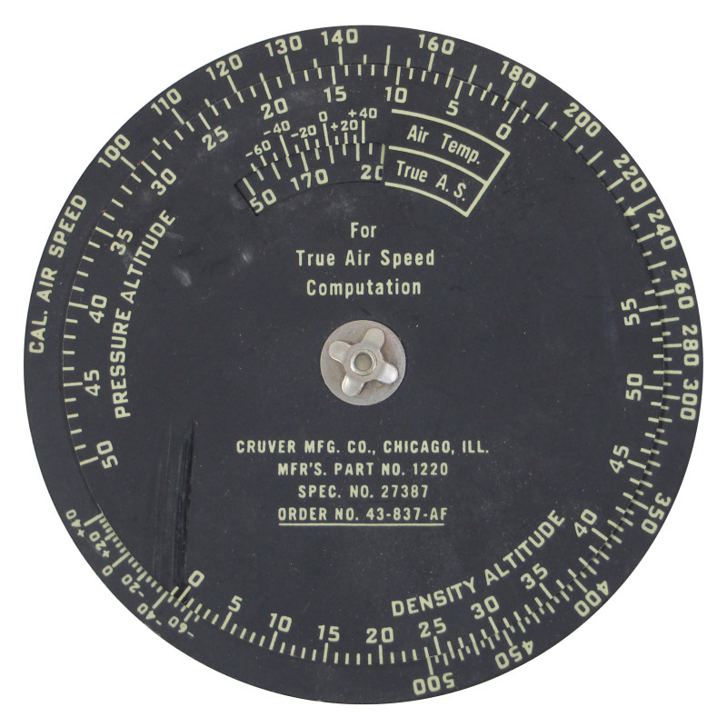 Computer, Time and Distance, Type D-4, USAAF, 1943