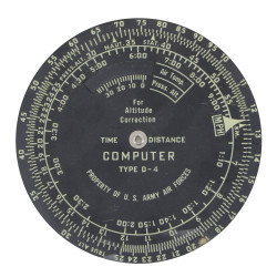 Computer, Time and Distance, Type D-4, USAAF, 1943