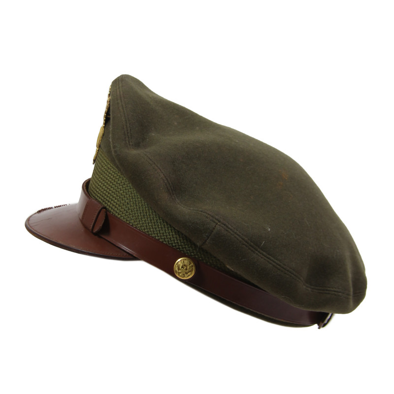Officer's Visor Cap and Garrison Caps, US Army, 1st Lt. Howard Johnson