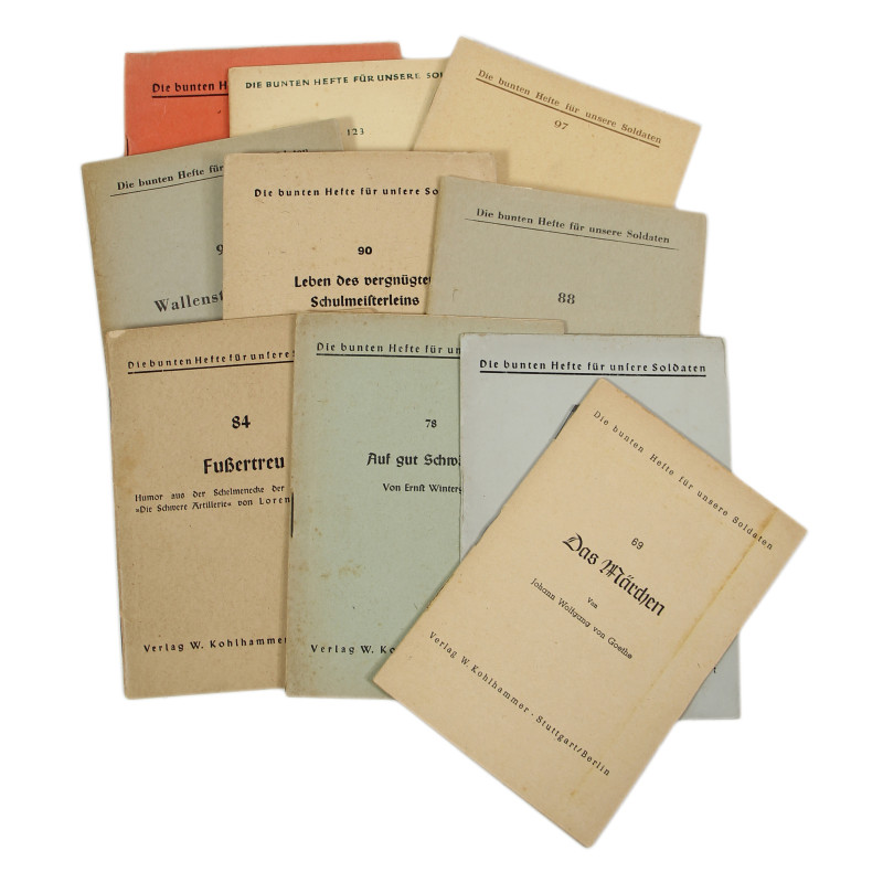 Booklets, Lot, German, Die bunten Hefte für unsere Soldaten