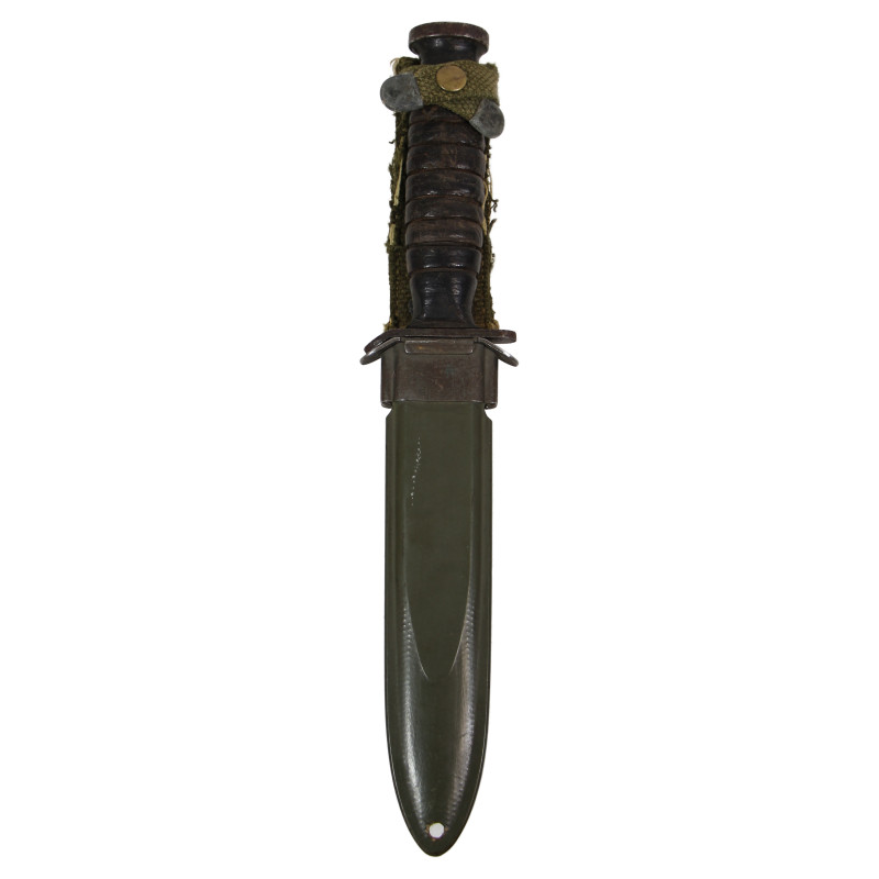 Knife, Trench, USM3, UTICA on Guard, with Scabbard, USM8, 1st Type