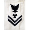 Veste jumper, US Coast Guard, Undress White Service Uniform, Machinist's Mate 2nd Class, nominative