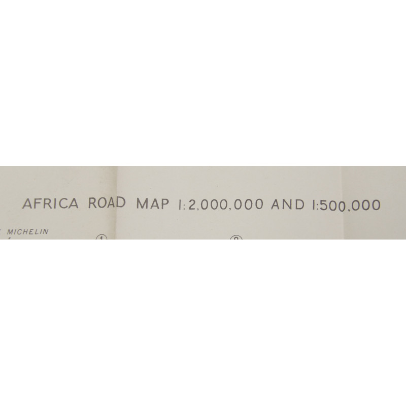 Map, Allied, Africa Road Map, MAROC-ALGÉRIE-TUNISIE, Sheet 151, Operation Torch, 1942