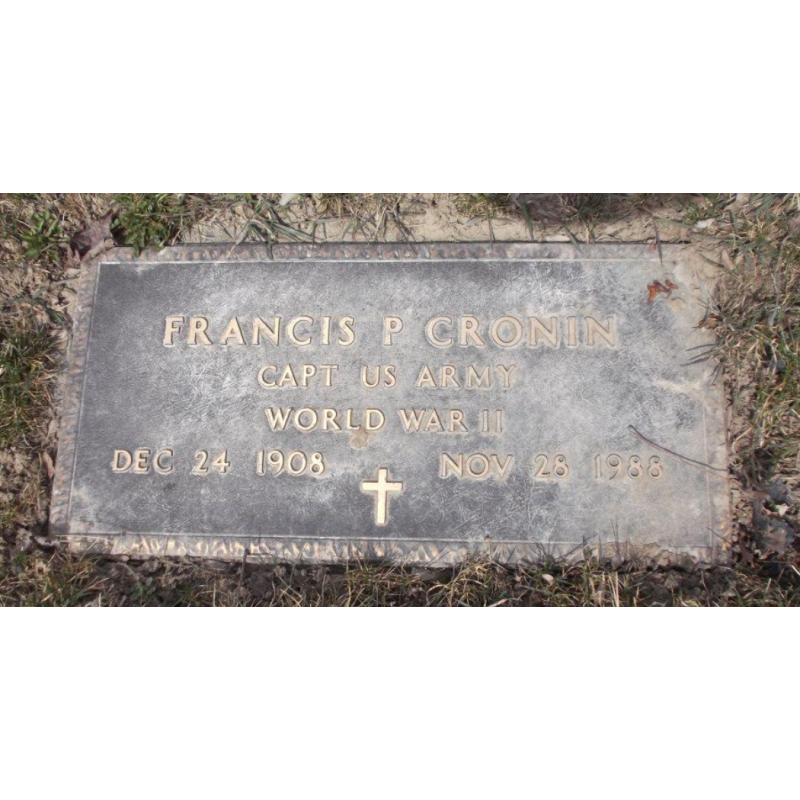 Grouping, Cpt. Francis Cronin, Catholic Chaplain, ETO