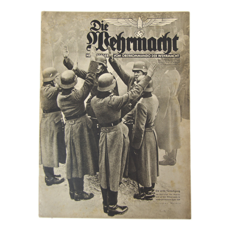 Magazine, Die Wehrmacht, 17 janvier 1940
