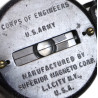 Compass, Marching, SUPERIOR MAGNETO CORP., with Canvas Pouch, Impregnated