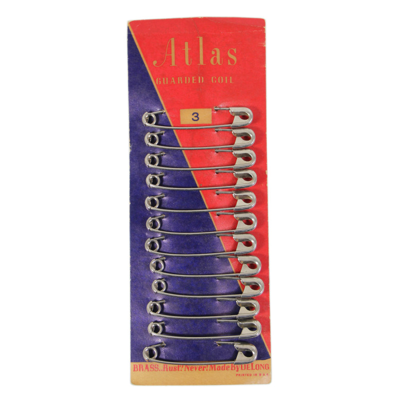 Pins, Safety, Large, Atlas, DELONG