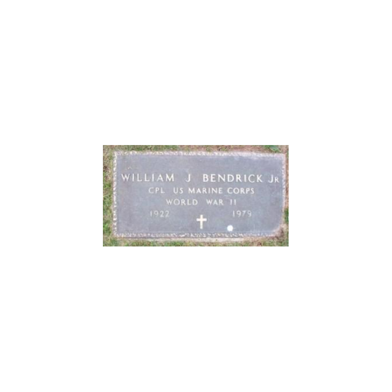 Necktie, Cpl. William Bendrick, Jr., Co. K, 8th Marine Regt., 1st Marine Division, USMC, Guadalcanal
