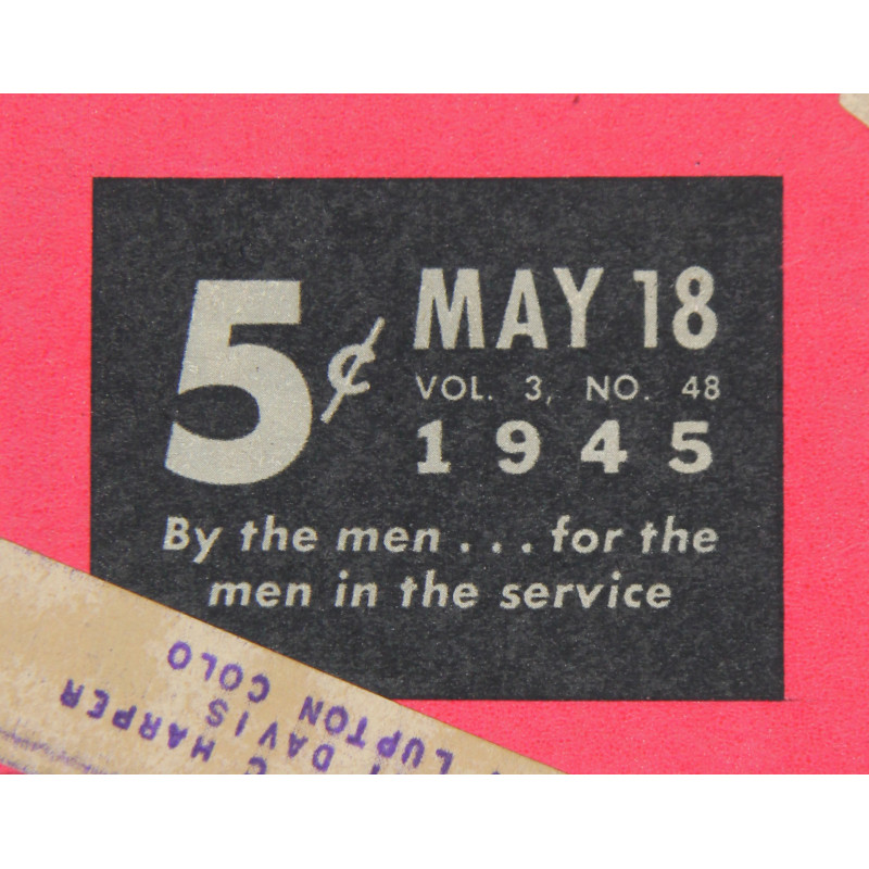 Magazine YANK, 18 mai 1945