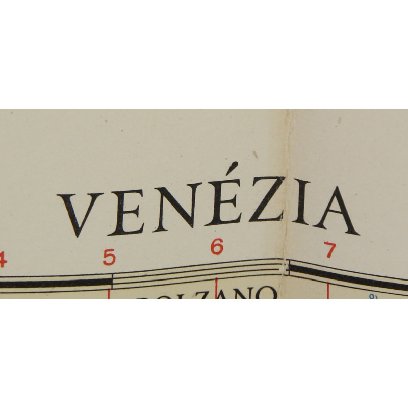 Map, British, VENÉZIA, Italy, 1943