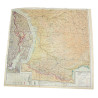 Map, Escape, Silk, A/B, France, 1943, RAF & USAAF