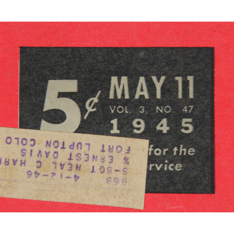 Magazine YANK, 11 mai 1945, funérailles du président Franklin Roosevelt