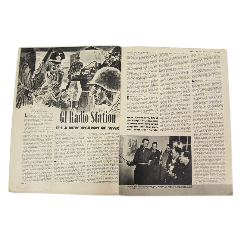 Magazine YANK, 11 mai 1945, funérailles du président Franklin Roosevelt